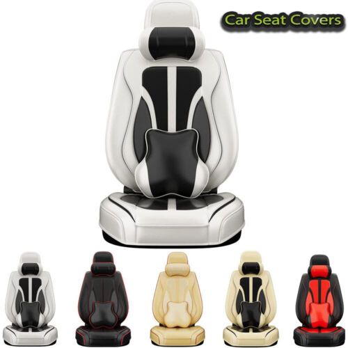 H7 Front and Back Car Seat Covers Auto Interior Accessories Universal Full Set