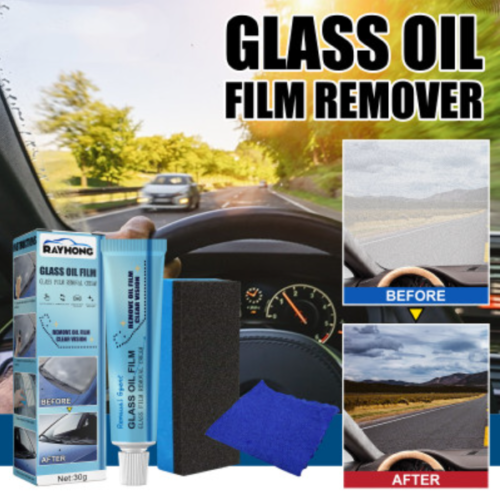 Car Glass Oil Film Cleaner ! Safety and Long-term Protection- free shippng